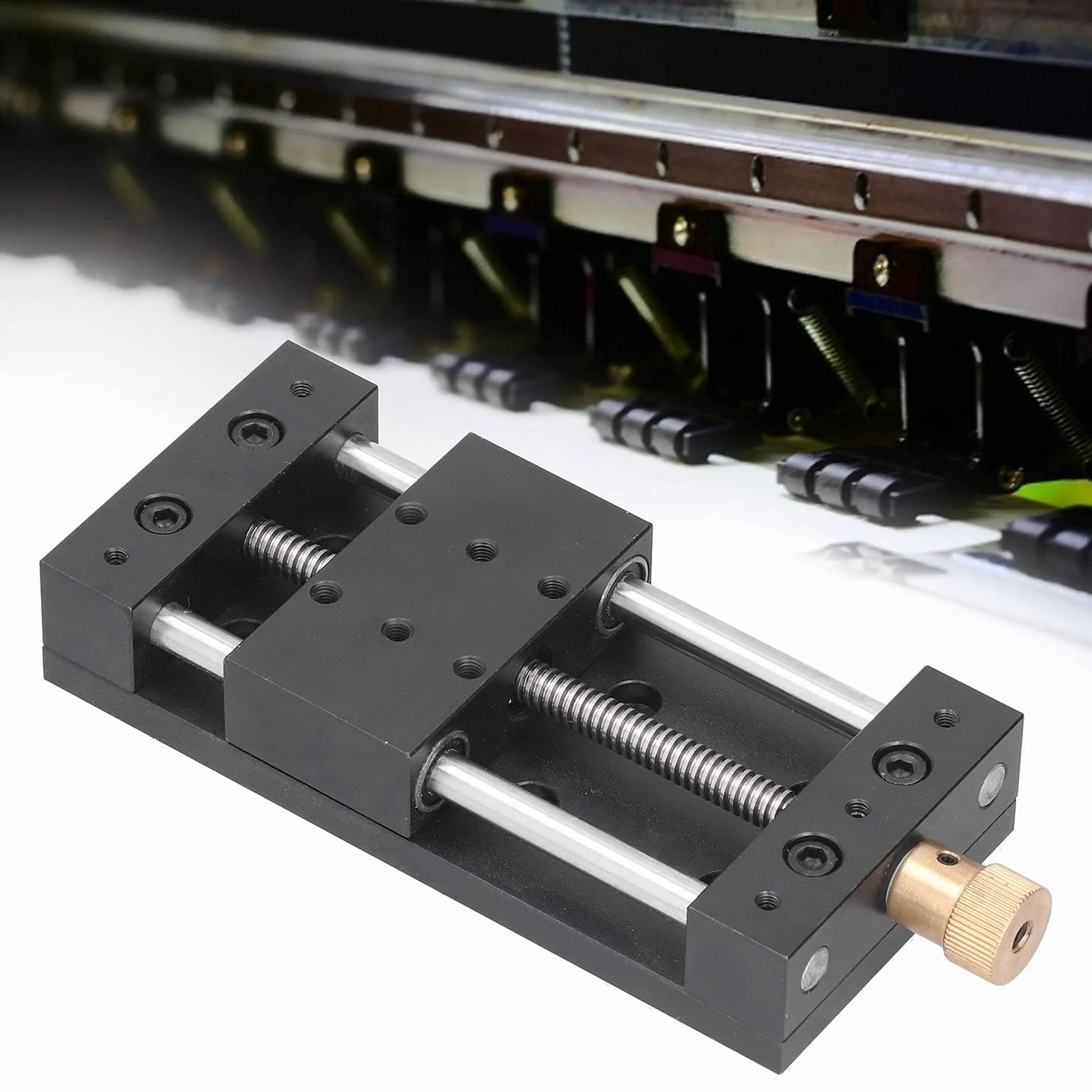 Atomstack, Doppio Asse Z Kit Cnc Tavolo del Router di Parti, Attuatore Lineare Guide Lineari Scorrevoli Attuatore a Fase Lineare Tavolo Scorrevole Manuale Alluminio Alta con Base