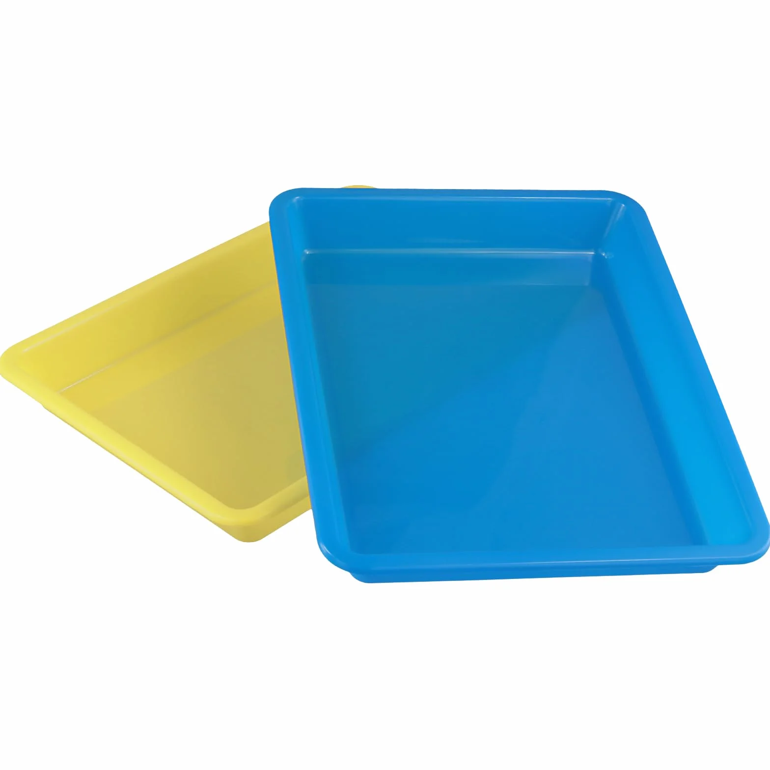 Vassoi in plastica rettangolari 28x21x3 cm 5 colori vassoio da portata per fai da te