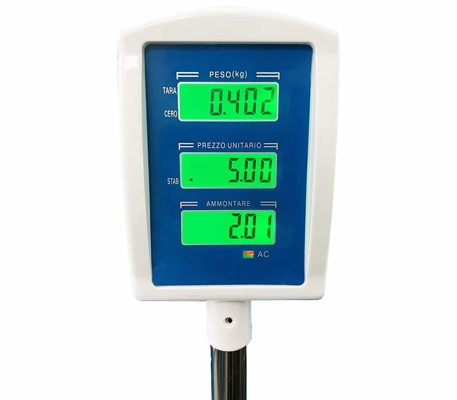 BES 13180 Bilancia Digitale Elettronica, Braccio 40 Kg, Display Elettronico, Fronte Retro