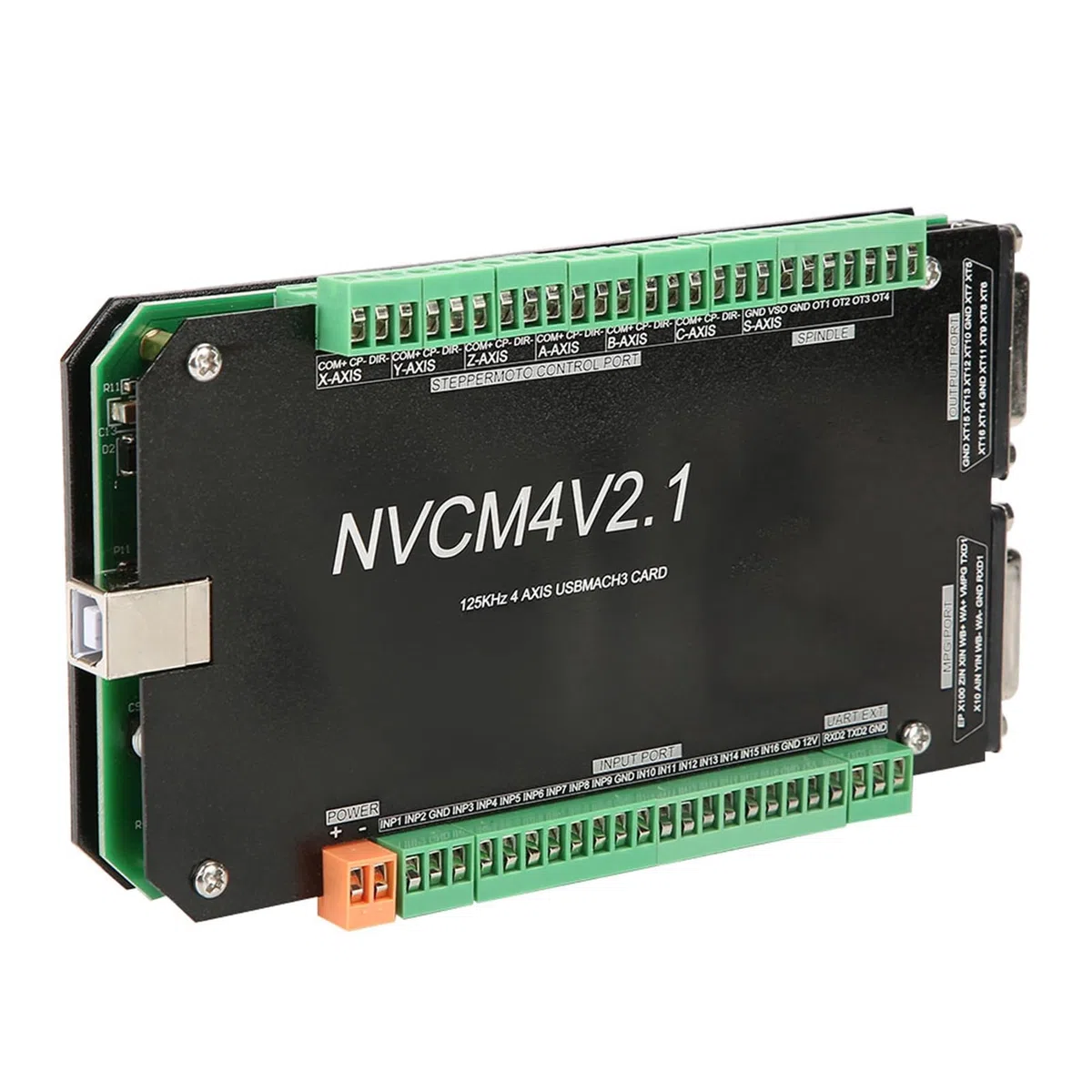 Scheda di Movimento Nvcm Controller CNC a 6 Assi Scheda di Interfaccia USB per Motore Passo-passo
