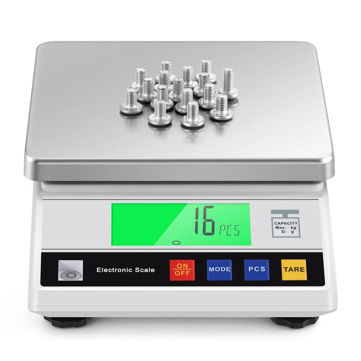 CGOLDENWALL Bilancia ad Alta Precisione 10kg 0,1g Bilancia Contapezzi Digitale da Laboratorio con 13 Unità di Conversione, 2 Modalità di Alimentazione, Funzione di Conteggio (10kg, 0,1g)