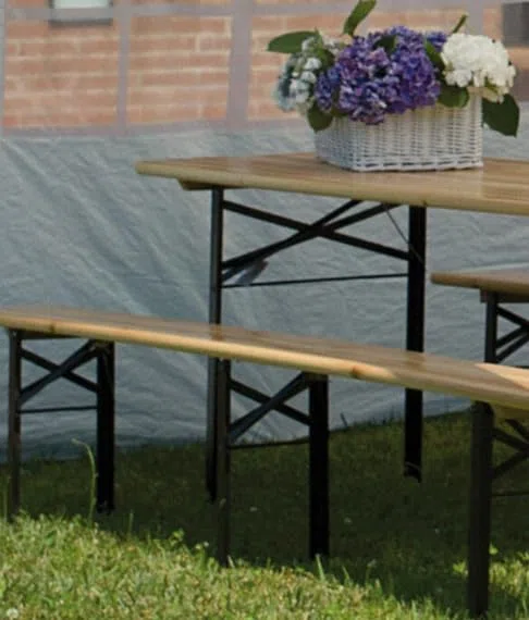Tavolo birreria 220x80 cm in Legno MALIGI Home MG-CARVI