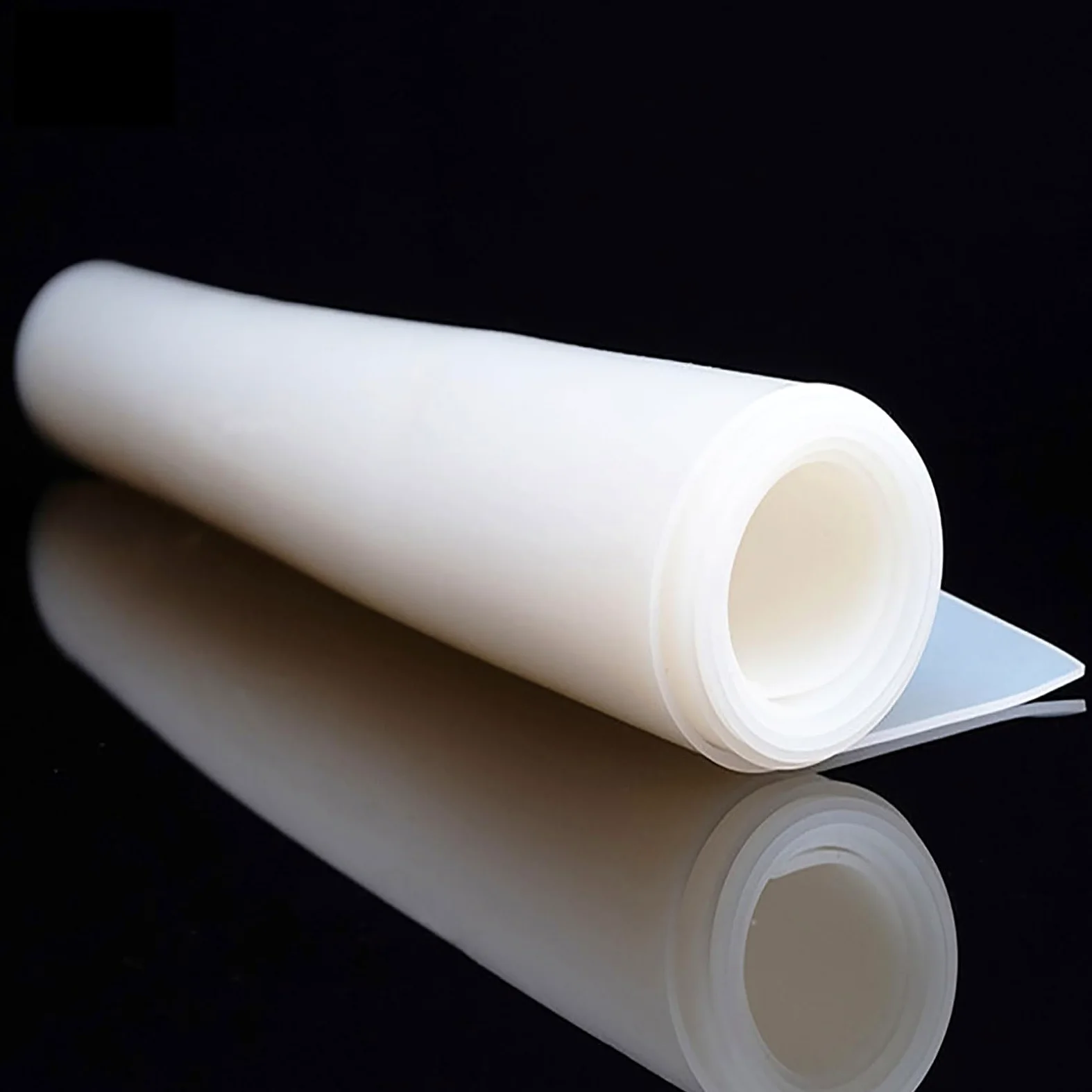 Foglio di gomma siliconica, materiale for guarnizioni ad alta temperatura, rotolo di foglio di gomma neoprene, 500 x 500 mm, for guarnizioni, coperture e coperchi.(8mm)
