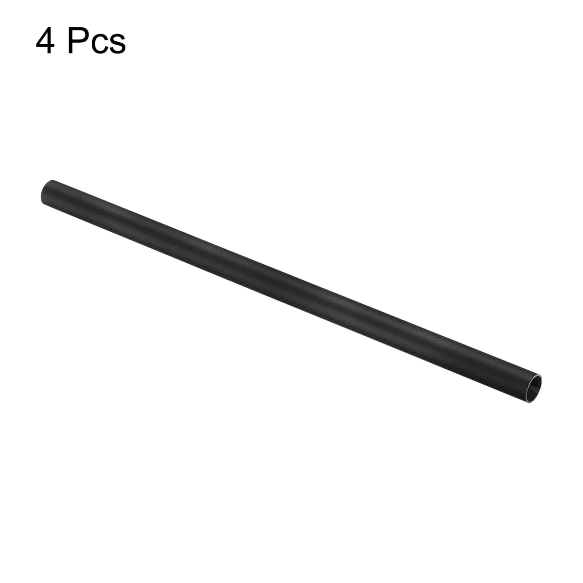 QUARKZMAN 4pz Tubi in Fibre di Carbonio 14 x 16 x 330mm Superficie Opaca Asta in Carbonio Avvolta a Rulli Tubi Tondi in Carbonio per Aeroplani RC Quadricotteri Multicotteri