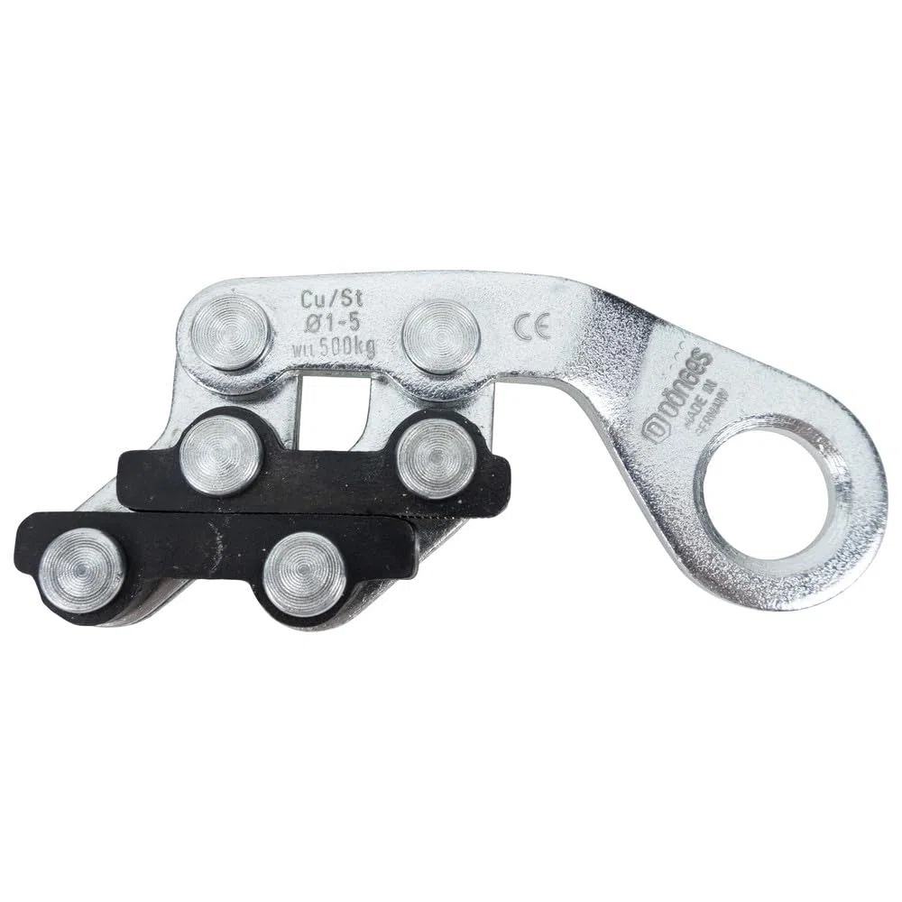 Dönges Morsetti per cavi 16-70 mm², Ø 4-12 mm, per cavi in acciaio 12528, dimensioni occhi: 27 mm/carico di rottura: 4500 kg/portata: 1700 kg