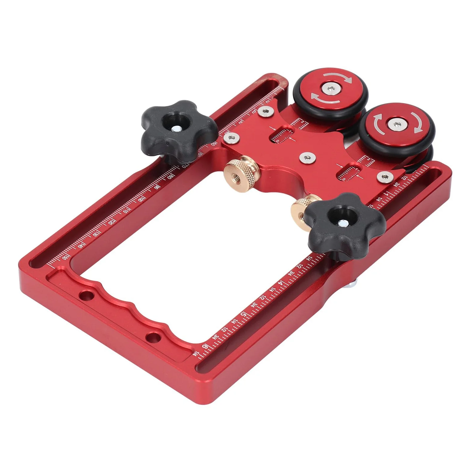 Rullo tura tavolo sunicon cuscinetto a doppia ruota a doppia ruota 160 mm Rolle di gui per per la lavorazione del legno