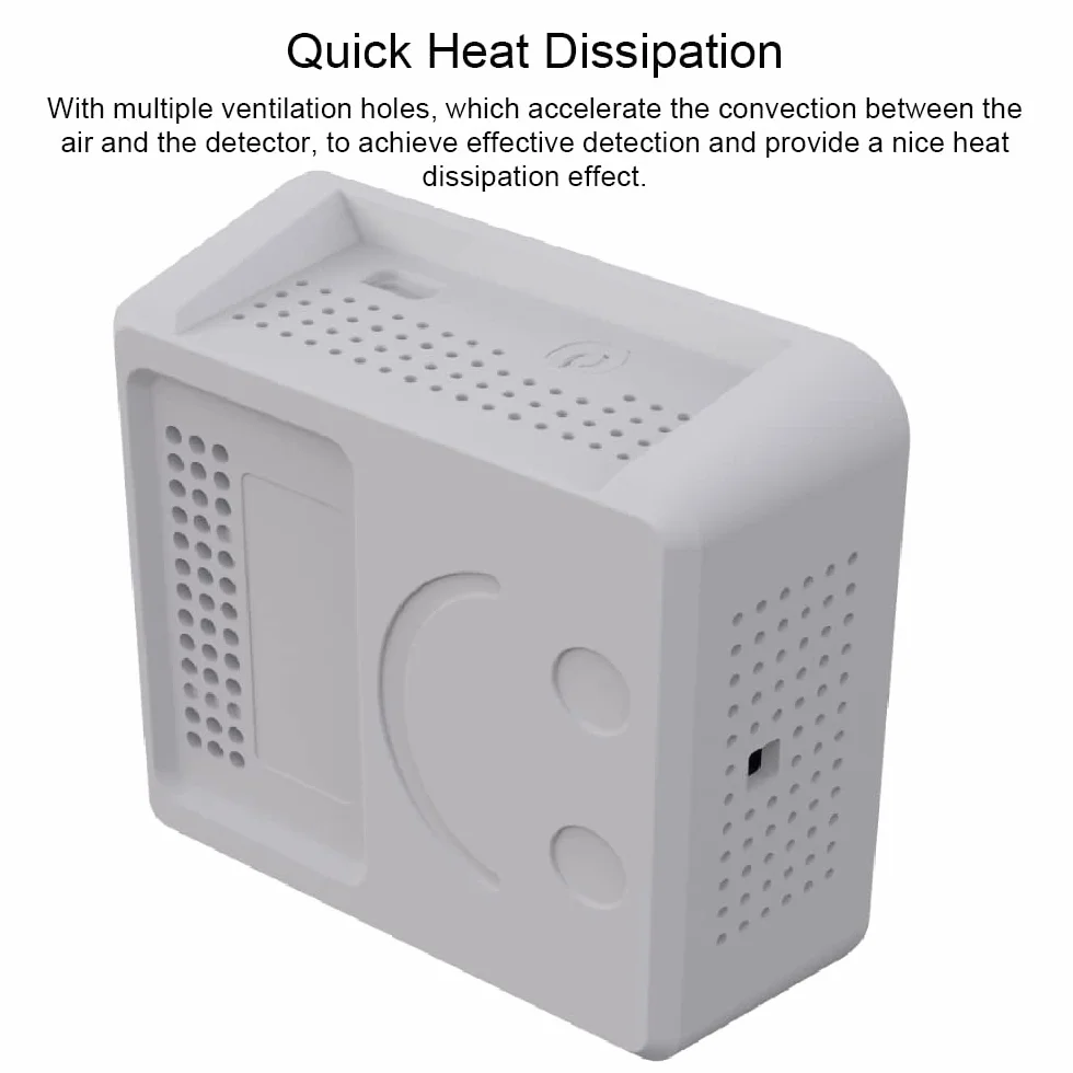 Monitoraggio della qualità dell'aria 9 in 1 Misuratore TVOC HCHO PM2.5 PM1.0 PM10 Temperatura Umidità