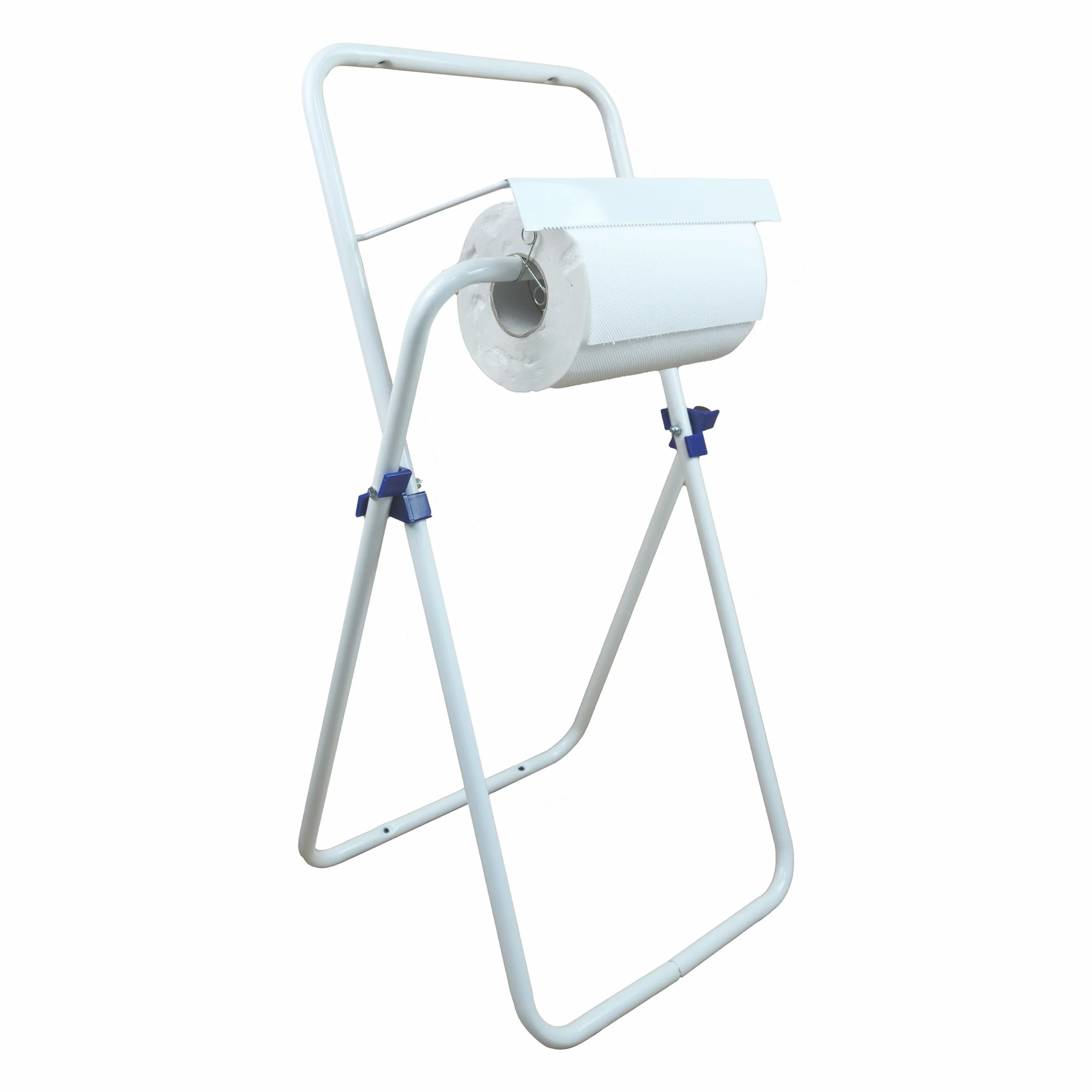 Tecnokit dispenser porta rotolo carta industriale alto da pavimento 80x40x42 cm acciaio bobine 29 cm