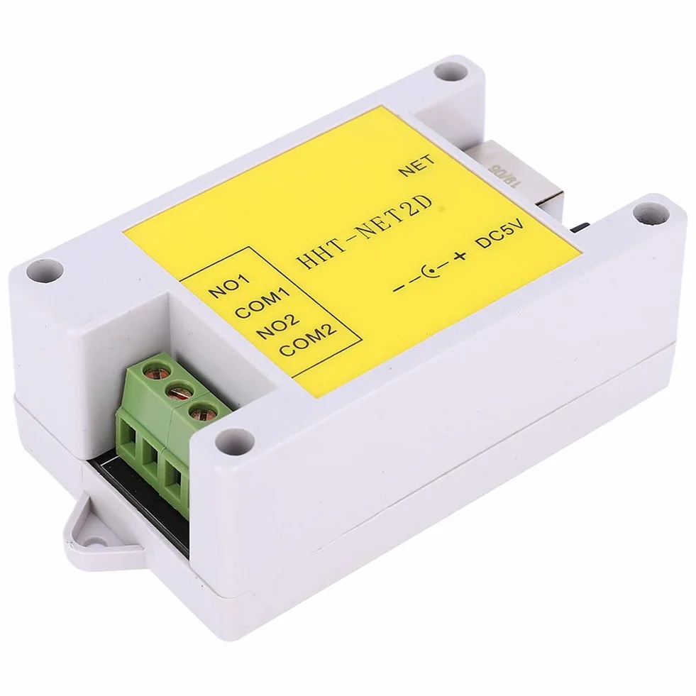 Modulo relè di rete IP Affidabile controller relè a 2 canali Ethernet Interruttore relè di rete IP Modulo di controllo remoto watchdog per controllo casa intelligente DC5V