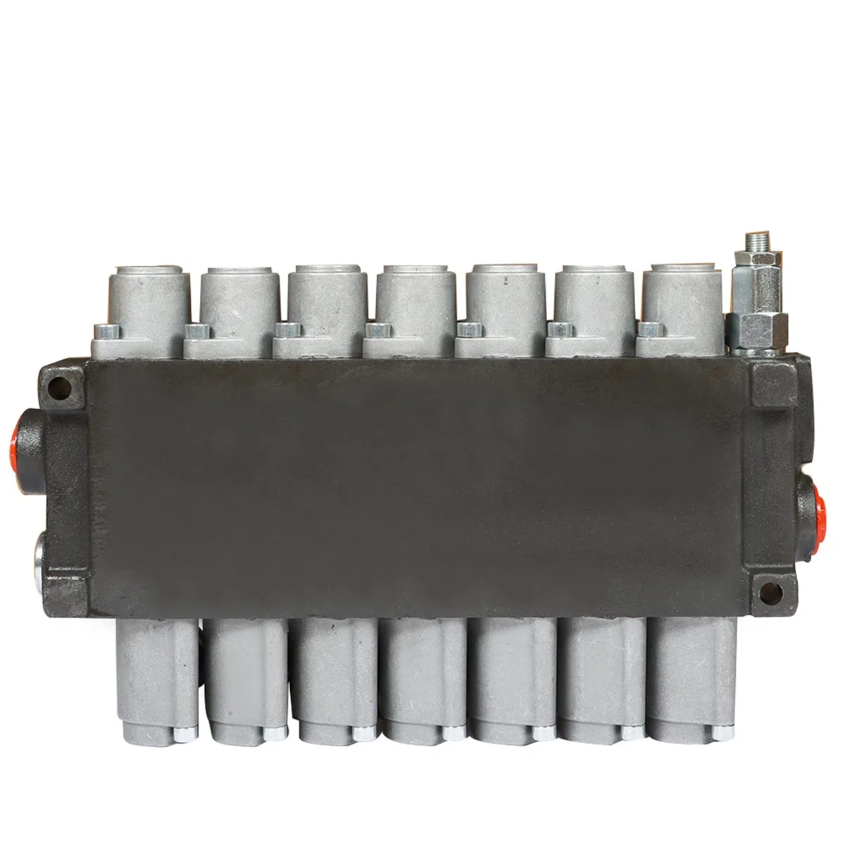 Valvola direzionale idraulica, 7 bobine valvola di carico idraulico 13 gpm, porte sae, valvola a doppia azione 3600 psi valvola direzionale p60 per trattori piccoli trattori caricatori