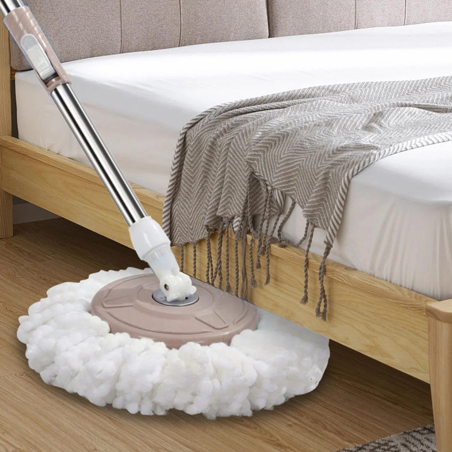 Rinse Clean Spins Mop & Secchio - secchio per con strizzatore | Secchio strizzatore per | Secchio per domestico | Mop e secchio a 360 giri | automatico con secchio |