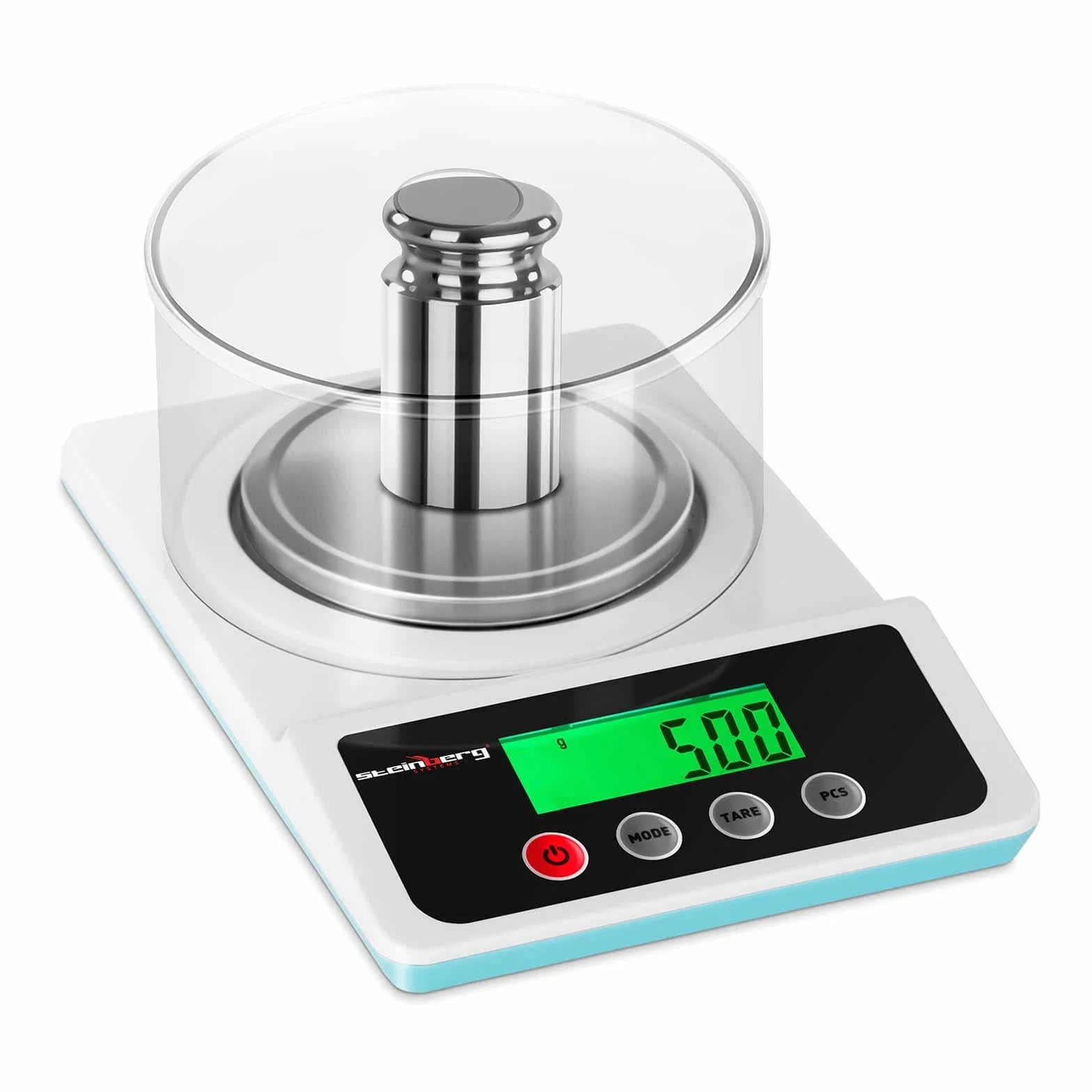 Steinberg Bilancia di Precisione Bilancia Elettronica SBS-LW-500 (500 g / 0,01 g, Schermo LCD)