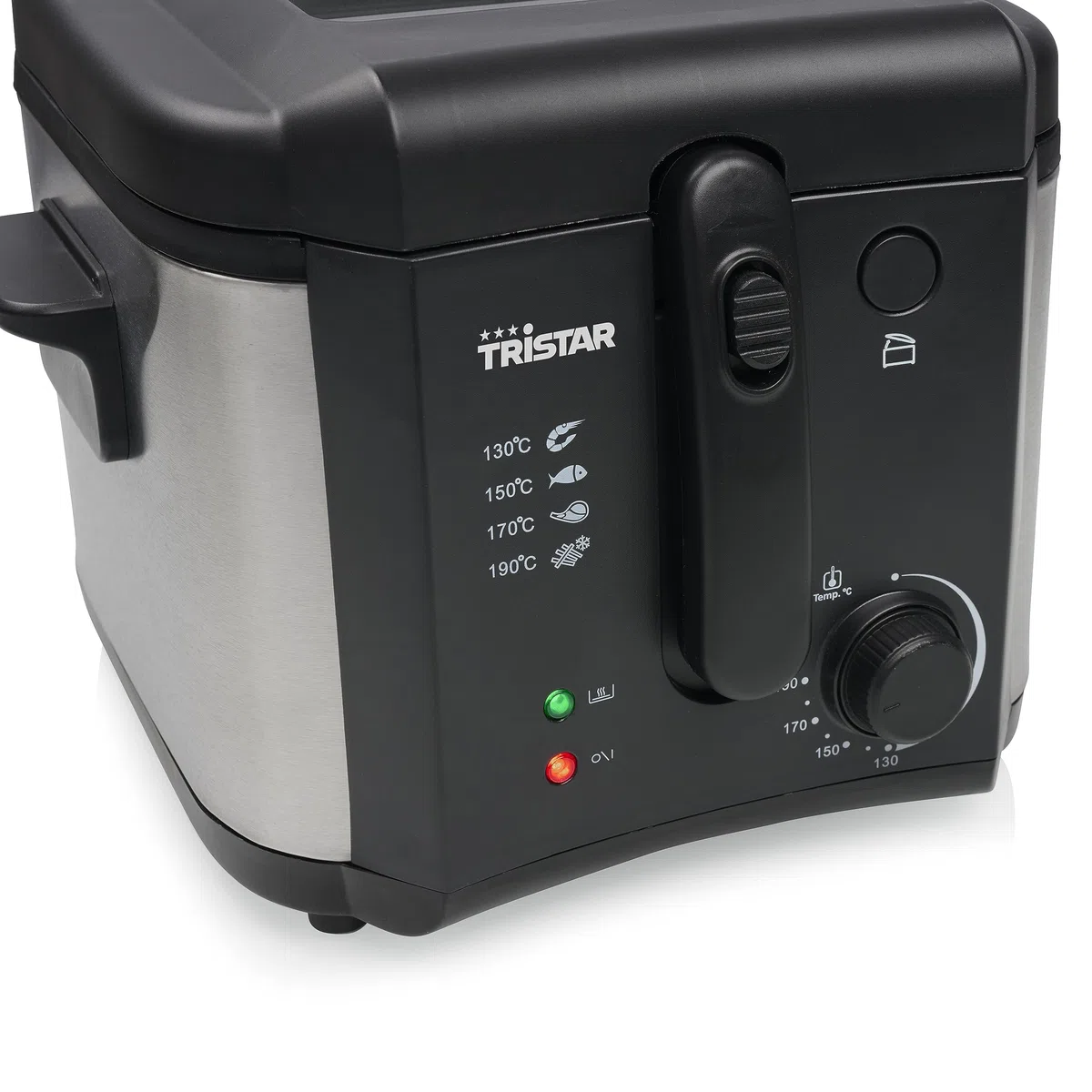 Friggitrice Tristar - Volume 2,5 L - Maniglia pieghevole - Maniglie Cool Touch - 1600 W - FR-6878