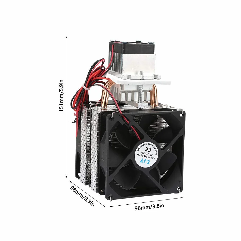 YWBL-WH DC12V 10A Dispositivo di Raffreddamento a Semiconduttore di Raffreddamento Termoelettrico di Refrigerazione Minifrigo Fai Te