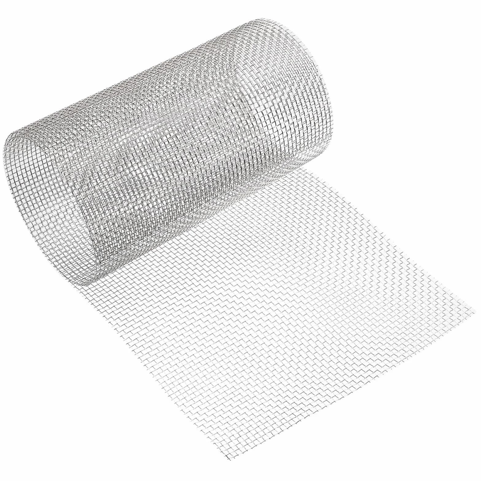 QUARKZMAN 6 Mesh 39" X 10" Maglia Di Filo Intrecciato 316 Acciaio Inox Filtro Aria Griglia Schermo Finestra Per Progetti Fai Da Te Coperture Ventilazione Filtrazione Recinzione Animali
