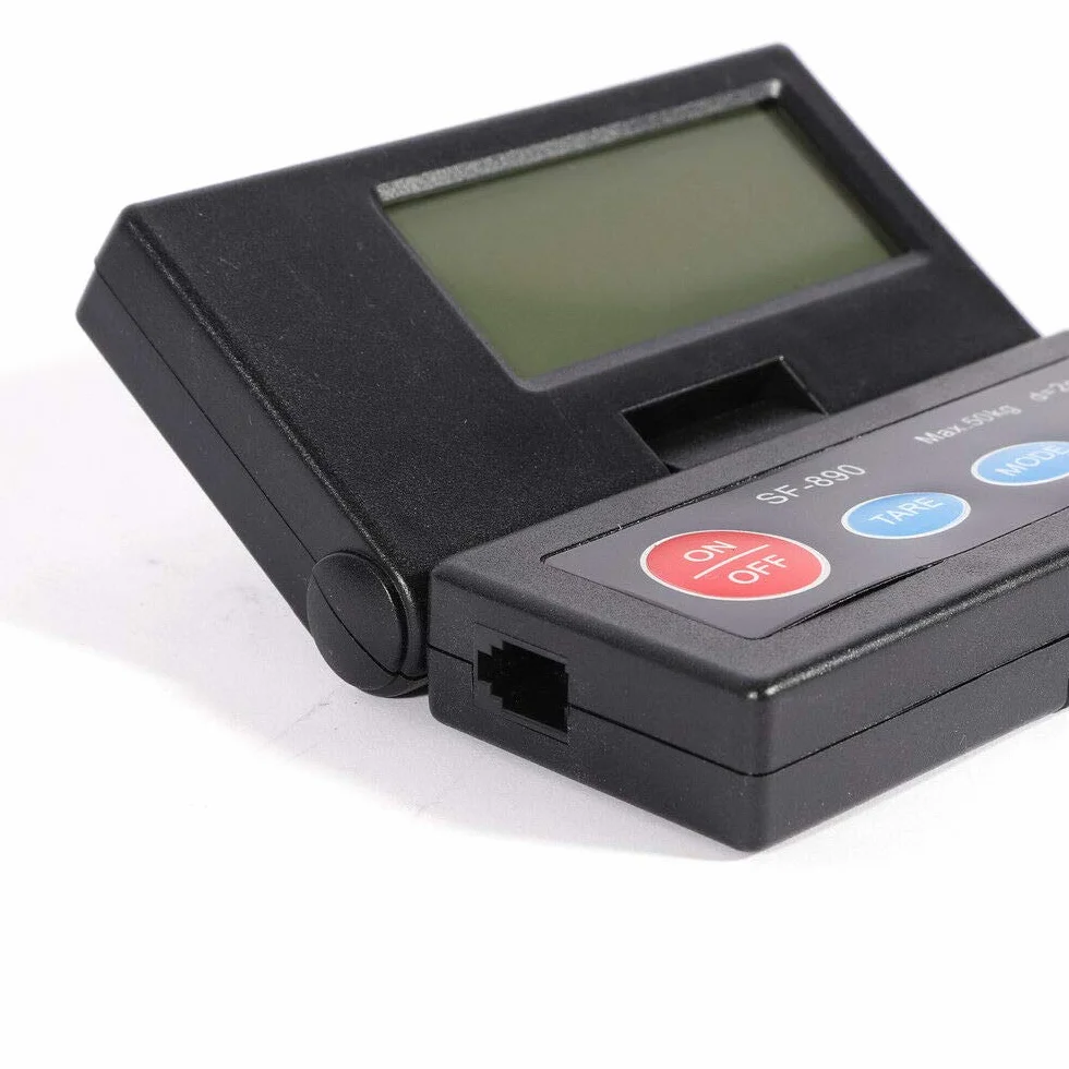 Bilancia digitale da 2 g, 50 kg, bilancia elettronica a piattaforma, professionale, con grande display per pesatura, uso domestico e commerciale