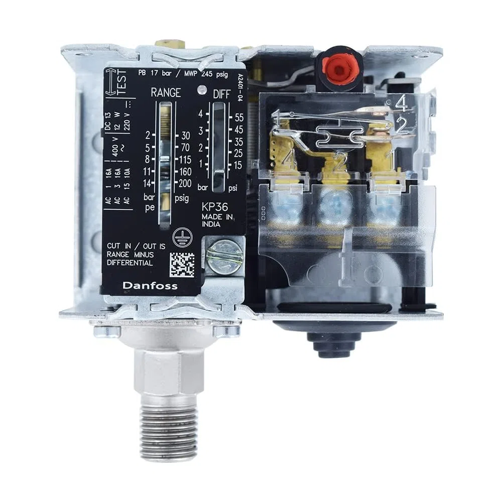 060110866 | 060-110866 | DANFOSS KP36 PRESSOSTATO, PRESSIONE G1/4 MASCHIO CON, 17 BAR, SPDT