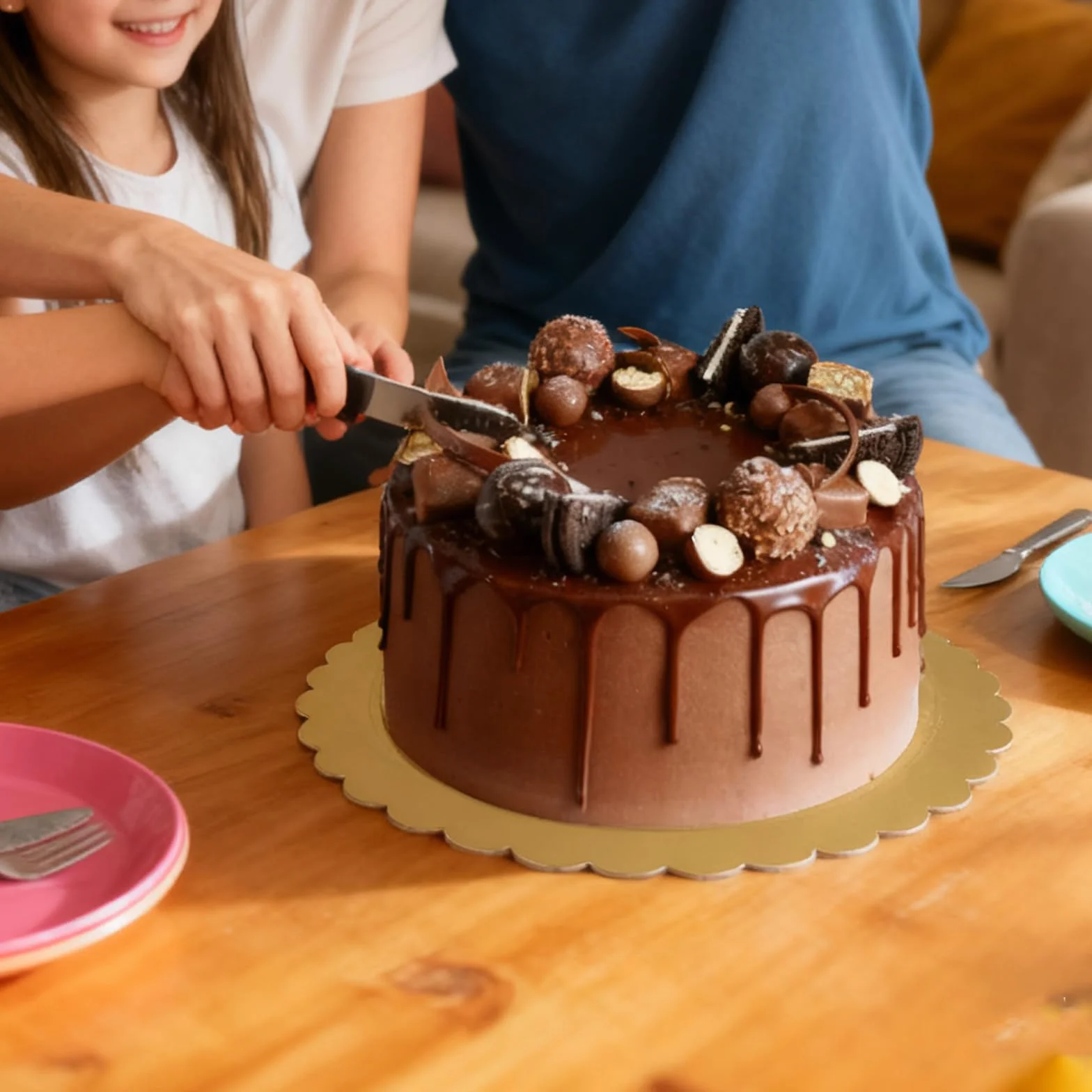MUKSEUT Vassoi rotondi per torte 30 cm confezione da 25, base rotonda ondulata 2 mm, oro