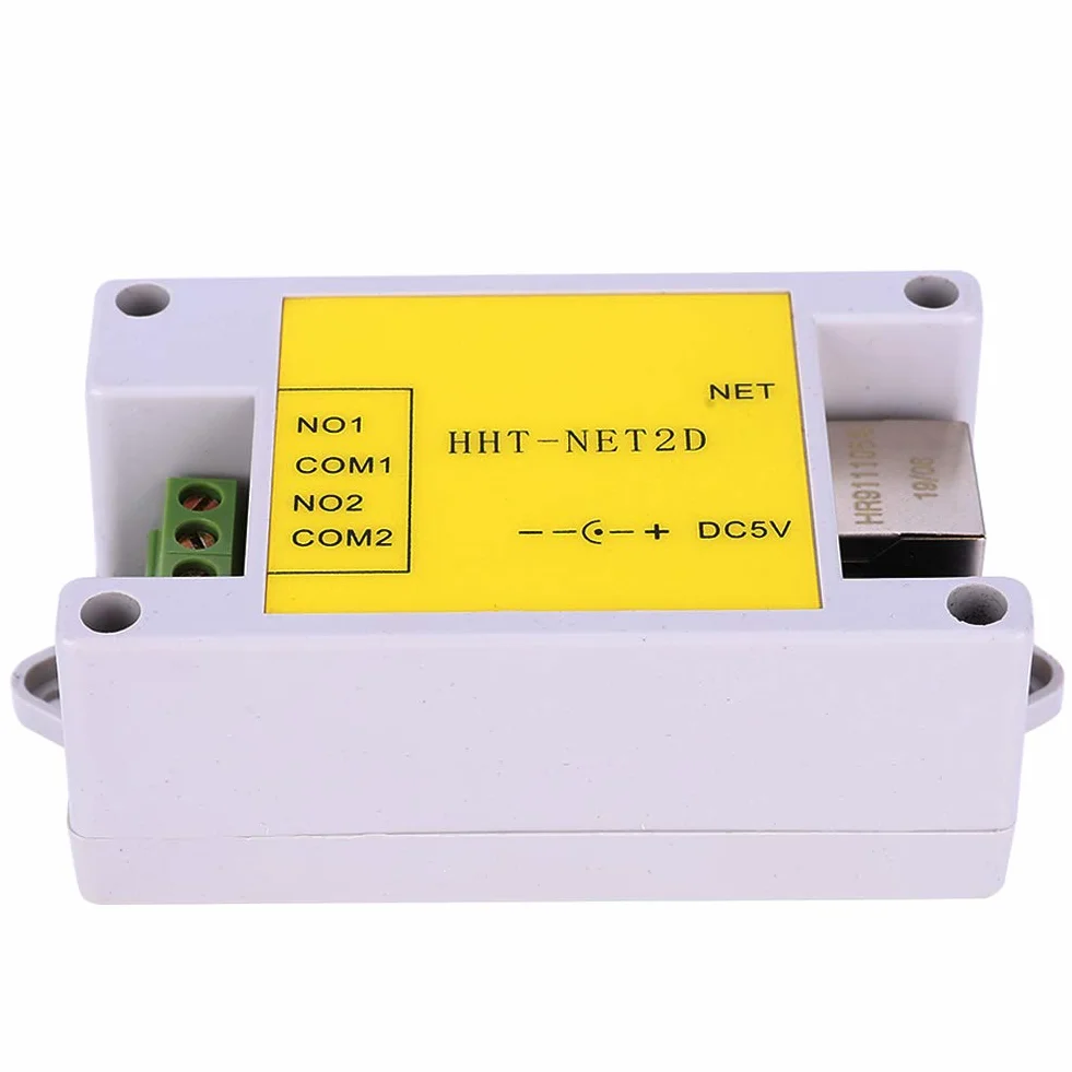 Modulo relè di rete IP Affidabile controller relè a 2 canali Ethernet Interruttore relè di rete IP Modulo di controllo remoto watchdog per controllo casa intelligente DC5V