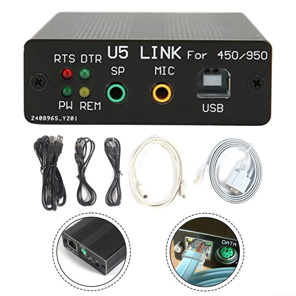 Adattatore PC Link per YAESU FT450D FT950D con interfaccia dati e voce standardizzata
