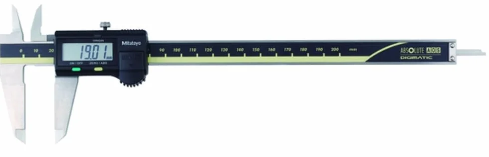 Mitutoyo 500-182-30 Calibro digitale ABS AOS CD-20APX, 0-200 mm | 0,01 mm, origine memorizzata, batteria 18.000 h