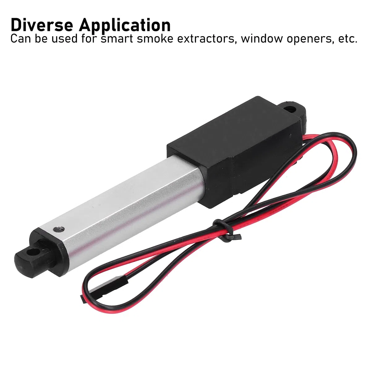 Mini Attuatore Lineare Elettrico Corsa 50 Mm, 12 Volt DC IP54 Attuatore di Movimento Impermeabile per Divano Massaggio Poltrona Reclinabile TV Tavolo Armadio Finestra Ascensore (Spinta 30N Velocità