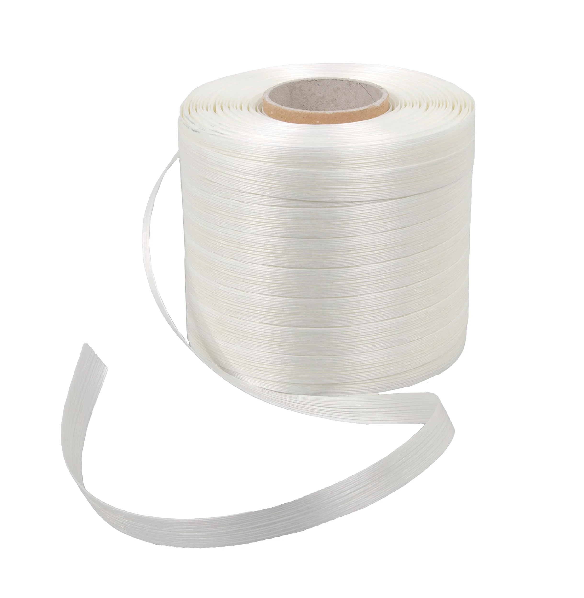 Set di fascettatura | 500 fibbie (morsetti) 16 mm + 1 rotolo di nastro poliestere 16 mm x 850 m | Set completo per il fissaggio durante il trasporto e l'imballaggio