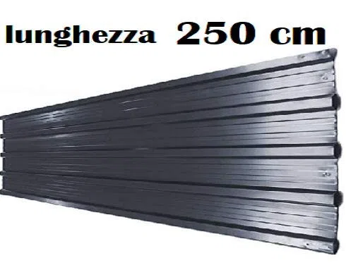 LAMIERA GRECATA CM250X101 MARRONE TESTA DI MORO KIT 3 PZ