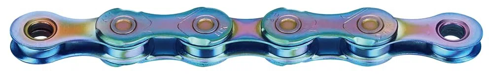 KMC X11 - Catena cerata a 11 velocità, blu aurora, 118 maglie