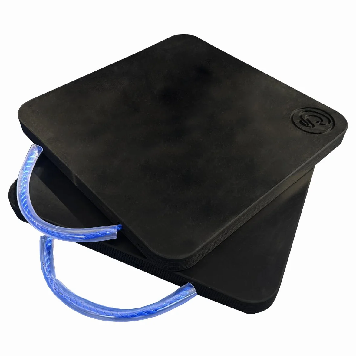 Coppia di Piastre 30x30x4 cm per Piedi Stabilizzatori gru, Pedane per Gru/due unità/Pedane per Gru 300x300x40 mm, Basi D'appoggio per Gru Idrauliche, Piattaforme Aeree