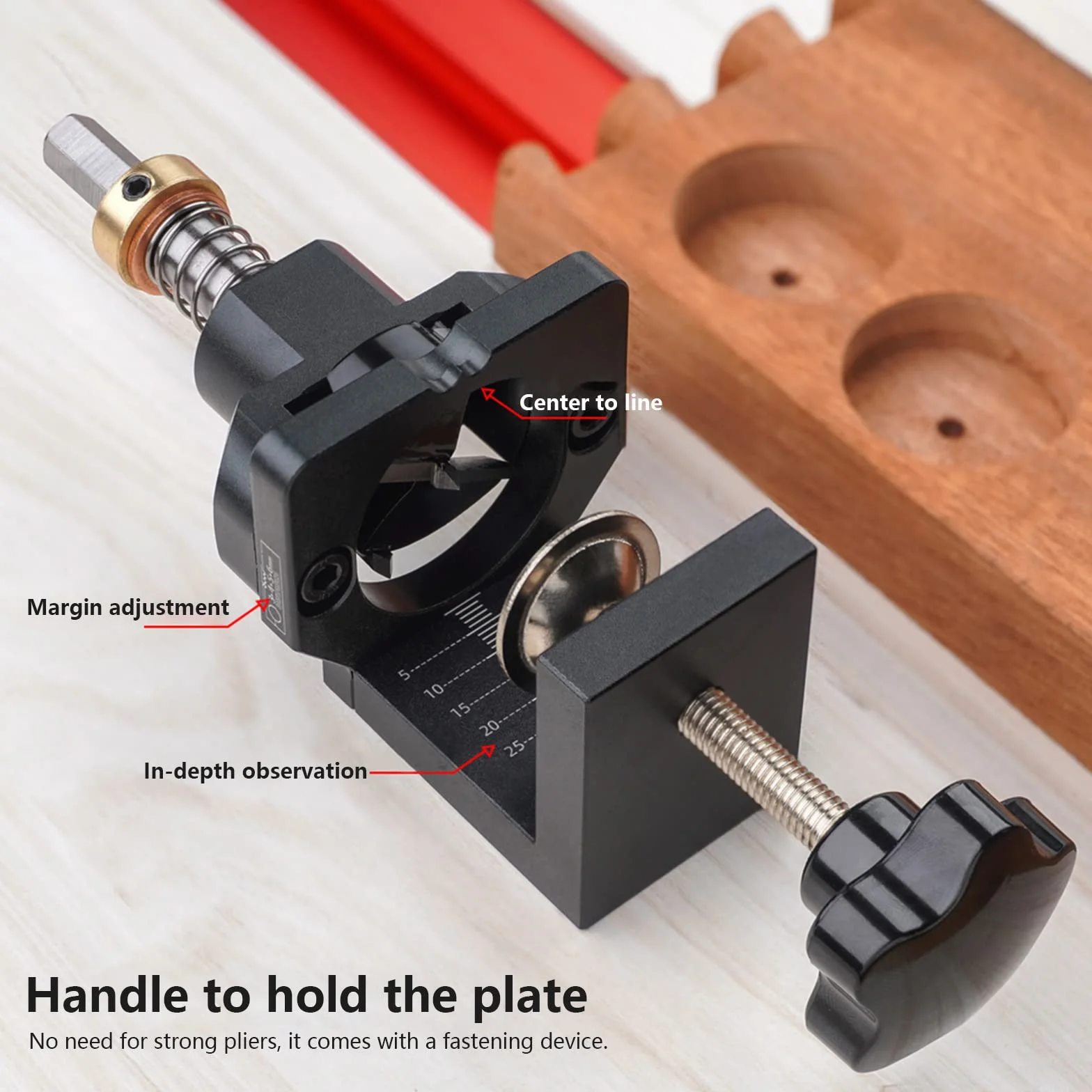 Cerniera Jig Perforatrice 35mm Maschera per Foro Cerniera Legno