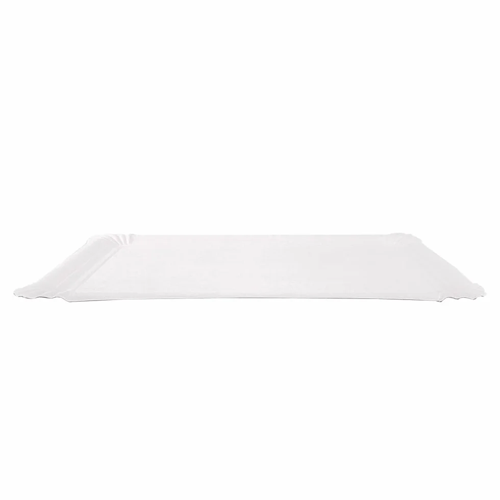 Vassoi Pasticceria Medio 33x23 cm Bianco Cartone 125 Sztuk