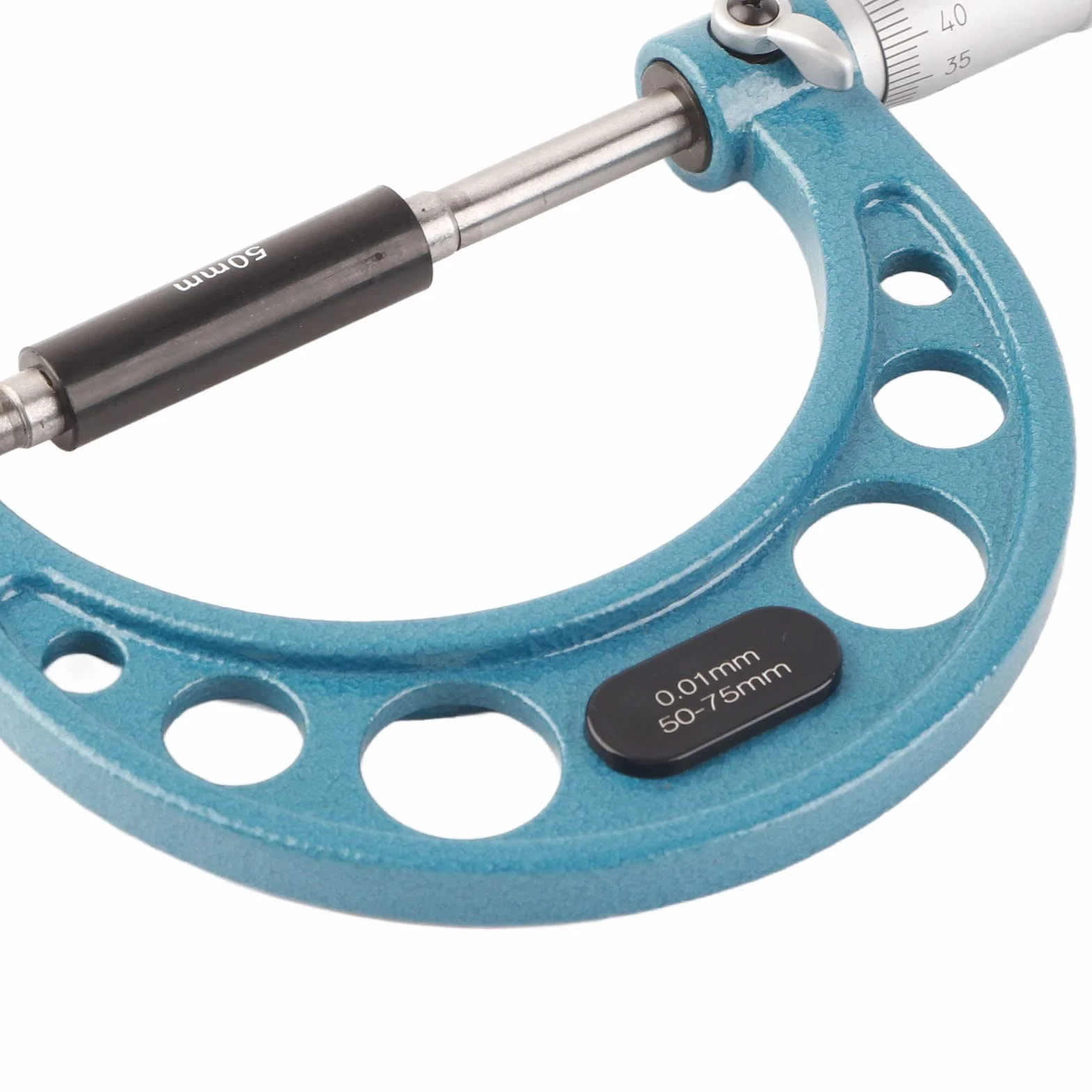 Micrometro Esterno Acciaio Inossidabile 0,01 mm 50-75 mm Strumento Misurazione Alta Precisione