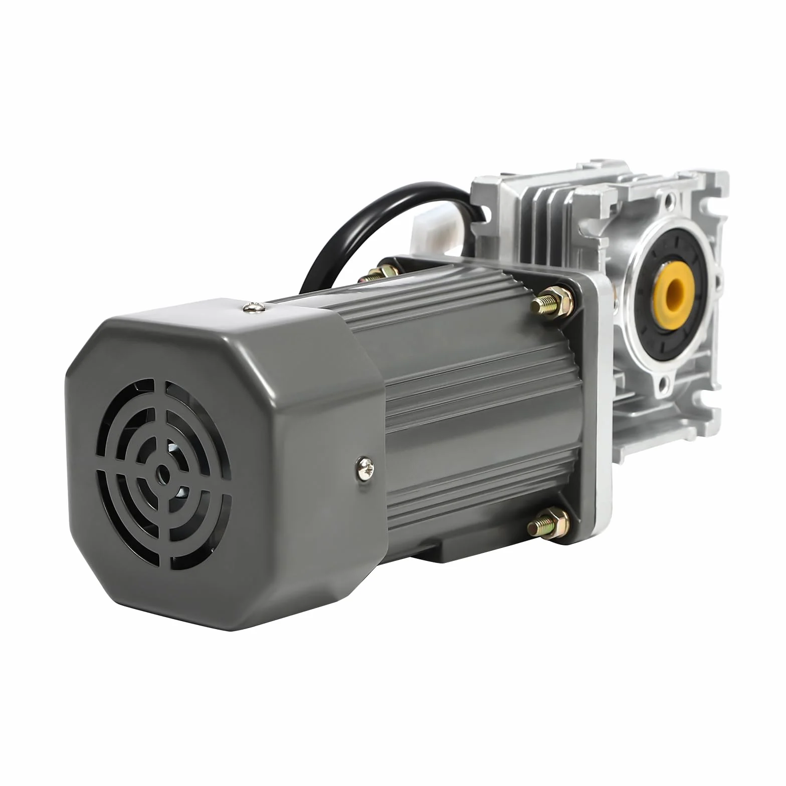Motoriduttore a vite senza fine 120 W AC 220 V con regolatore di velocità, 90 – 1650 RPM, alta coppia motore elettrico riduttore 30K, velocità regolabile