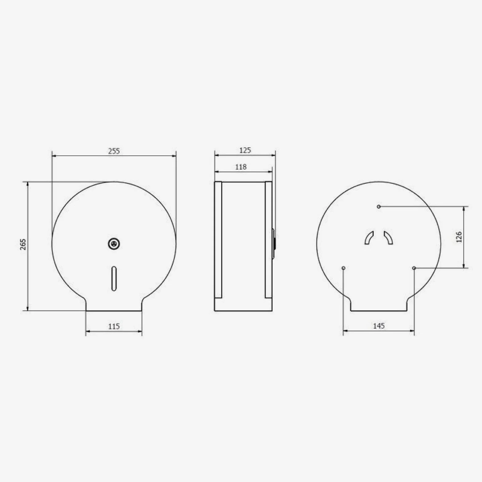 Jofel AE21300 Portarotolo classico in acciaio inox satinato