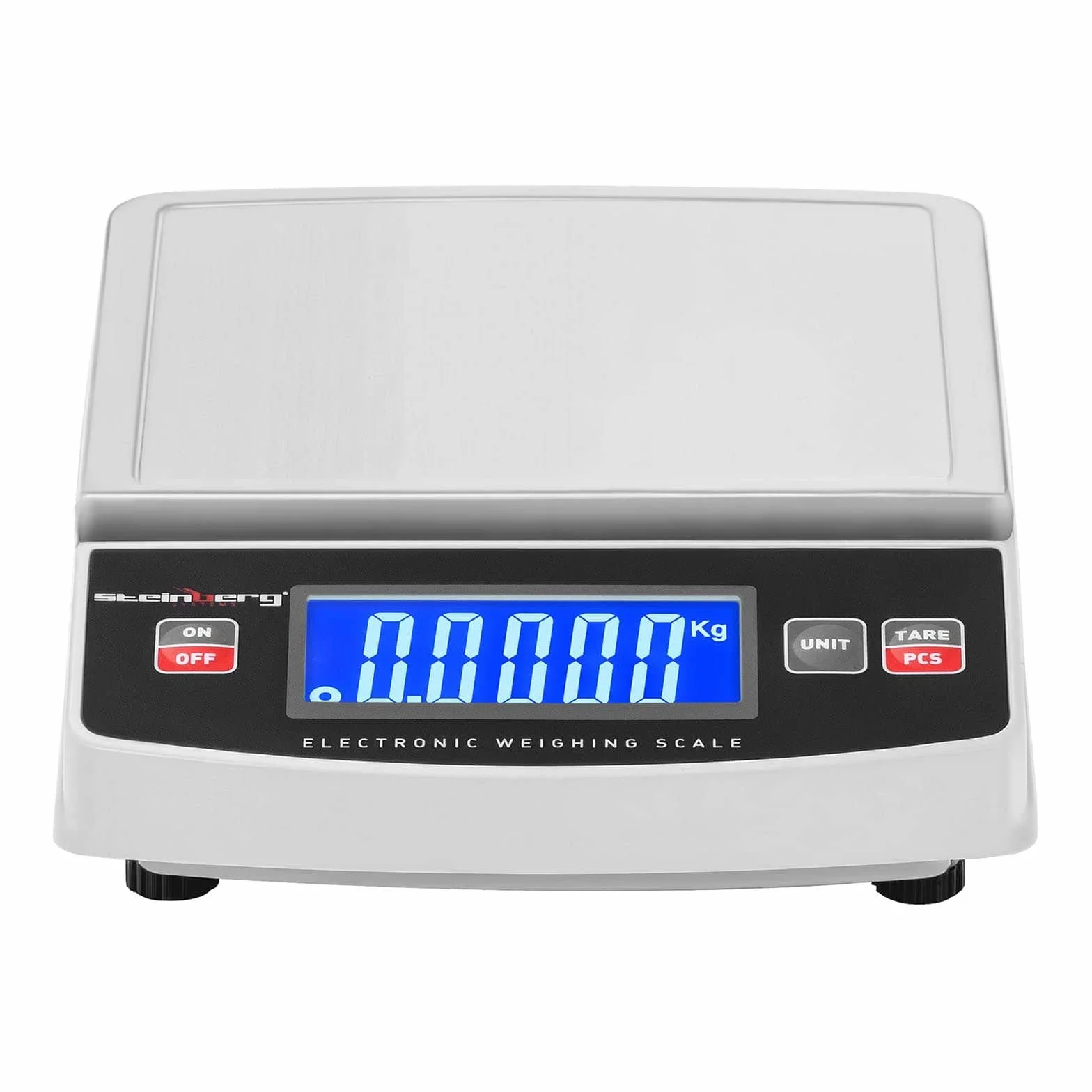 Steinberg Systems Bilancia da Banco Digitale Bilancia Elettronica SBS-TW-5000 (5.000 g / 1 g, 14,8 x 15,2 cm, LCD, Acciaio Inox, Plastica)