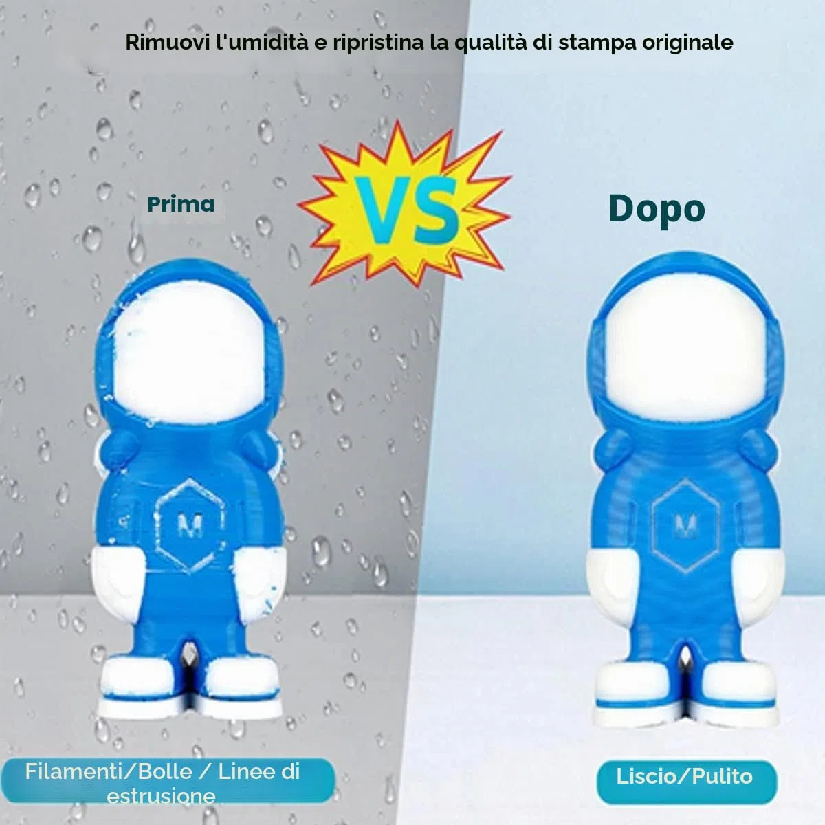 Sovol SH01 Essiccatore Filamento 3D Filament Dryer per 2 bobine di filamento 3D per PLA/ABS/TPU/altri materiali di stampa 3D, Bianco