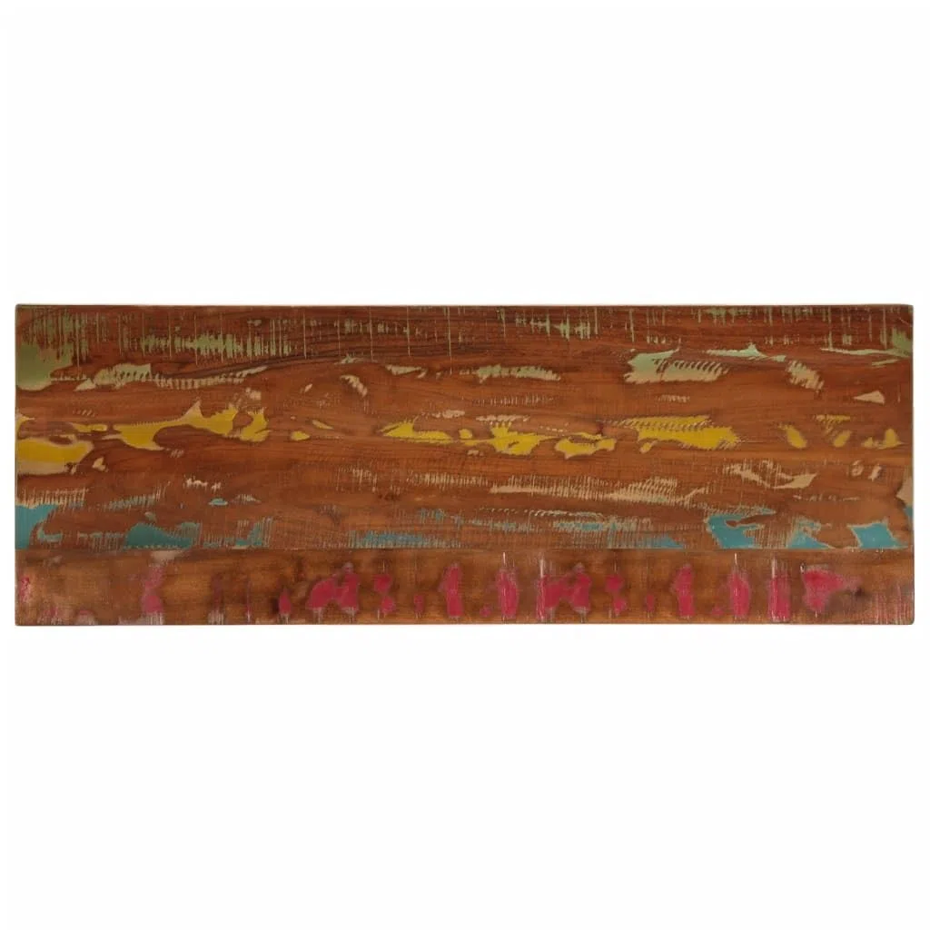 vidaXL Piano Tavolo 140x60x3,8 cm Rettangolare in Massello di Recupero, Piano per Tavolo Rettangolare, Piano Tavolo in Legno, Piano per Tavolo da Pranzo