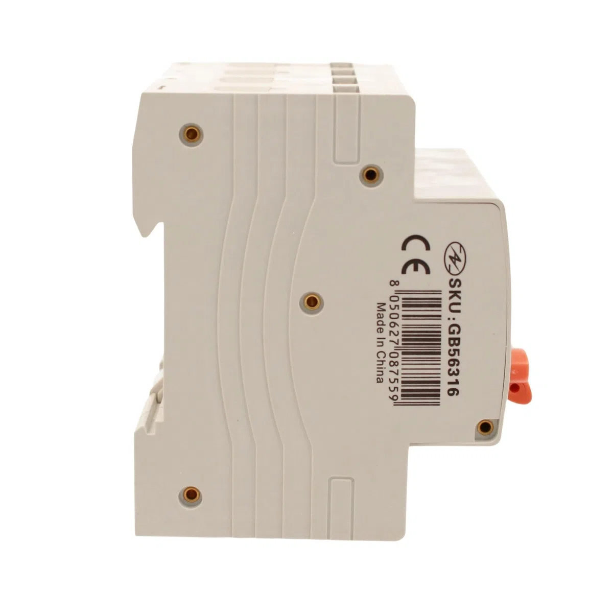 Interruttore Differenziale Magnetotermico Trifase 30mA 16A C16, RCBO Tipo AC Curva C, 3P+N 6kA 400V, Occupa 4 Moduli DIN