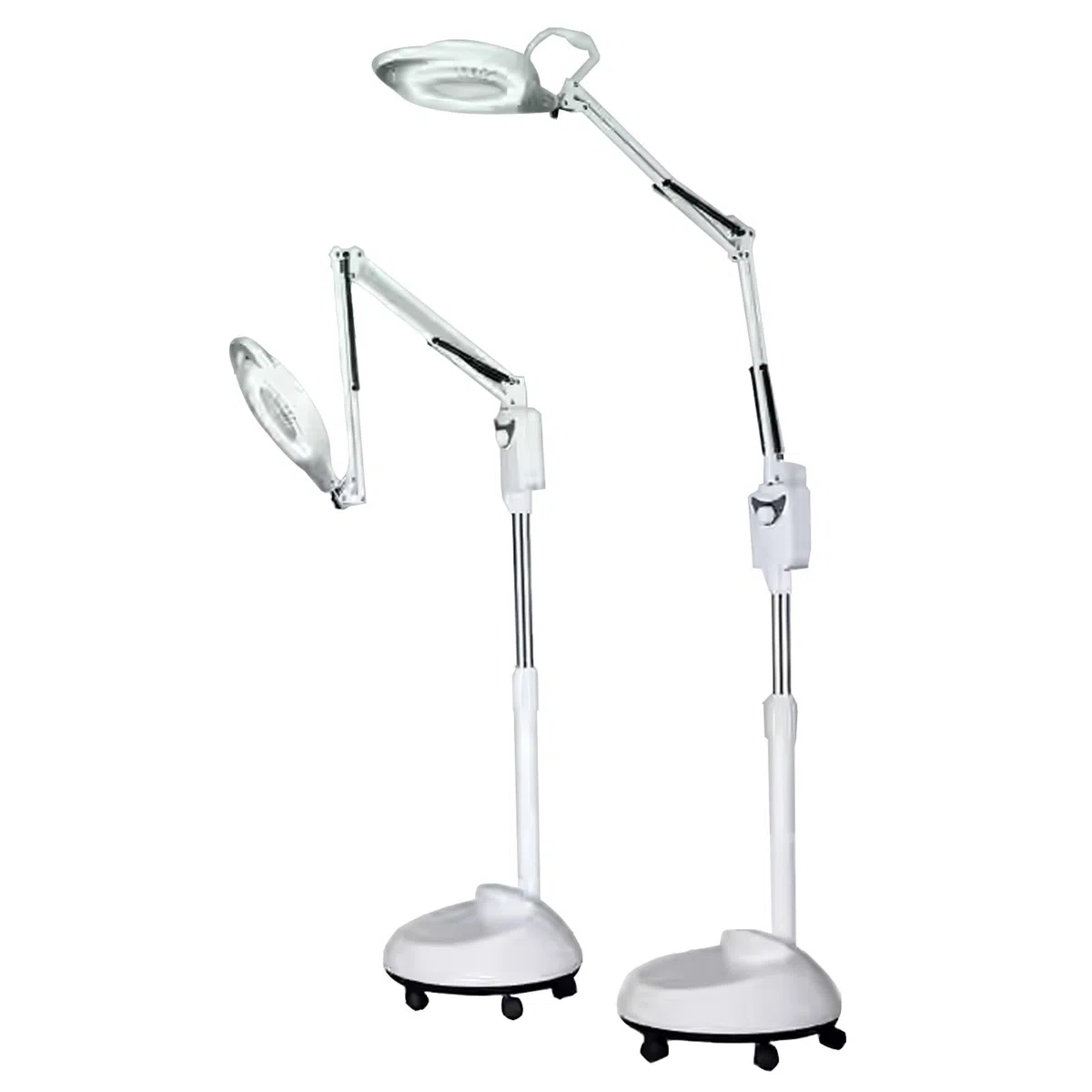Lampada di Ingrandimento a Luminosità Regolabile con Rullo, Lampada Medicale LED, Lampada Scialitica Dimmerabile, Lampada Senza Ombre, per Trattamenti per Il Viso, Estetiste per Ciglia