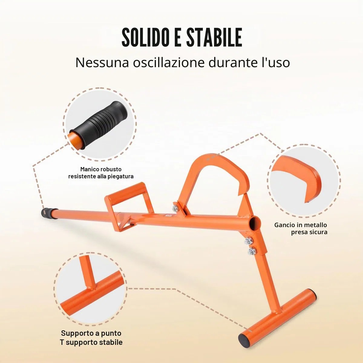 VEVOR Cric per Tronchi, 1219 mm Sollevatore per Tronchi in Acciaio per Impieghi Gravosi, Rullo per Tronchi Multifunzionale, Gancio Regolabile per Inclinazione, Martinetto per Tronchi, Diametro 381 mm