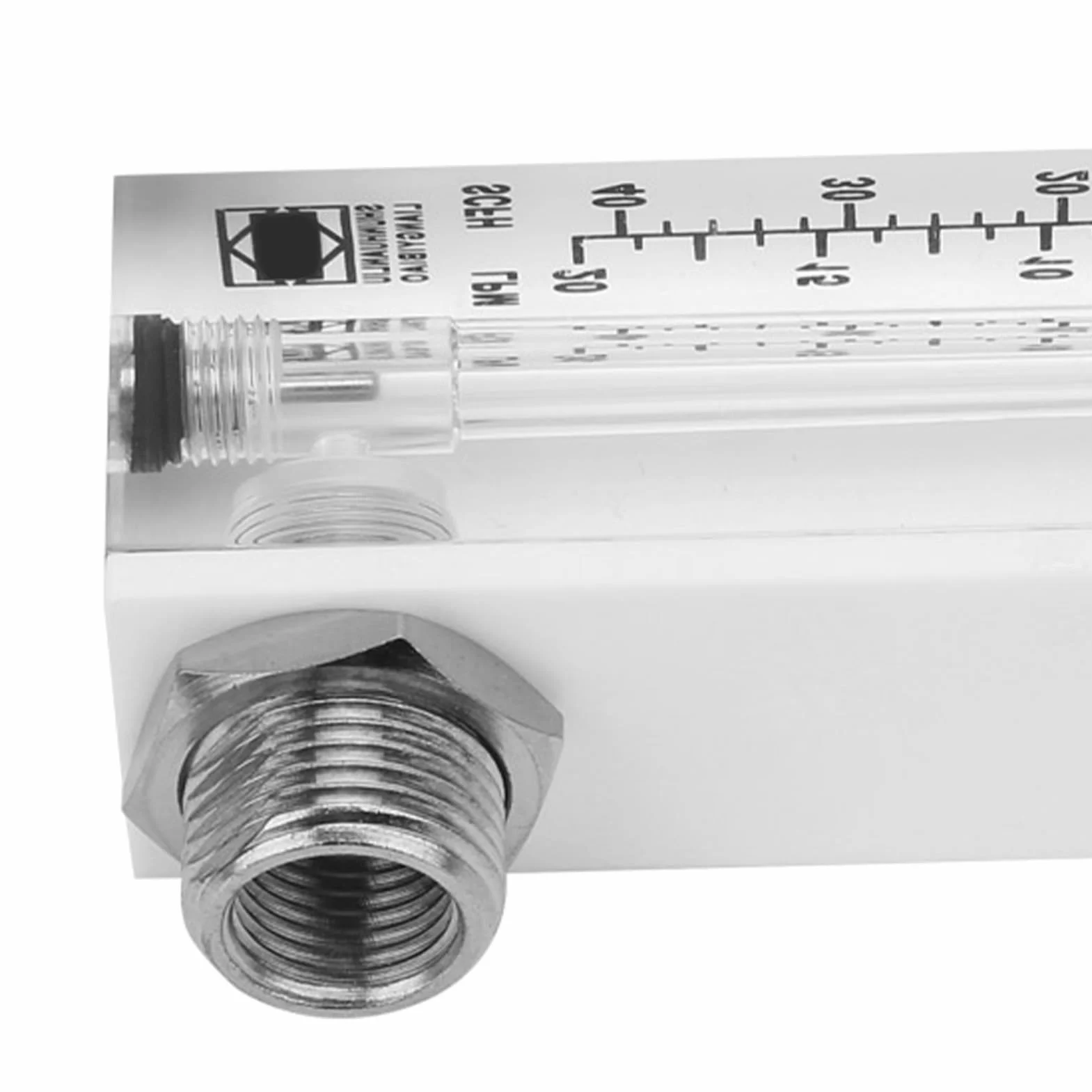 Flussometro a gas regolabile LZM-6T Ottone BSP 1/4" 2-20LPM 4-40SCFH