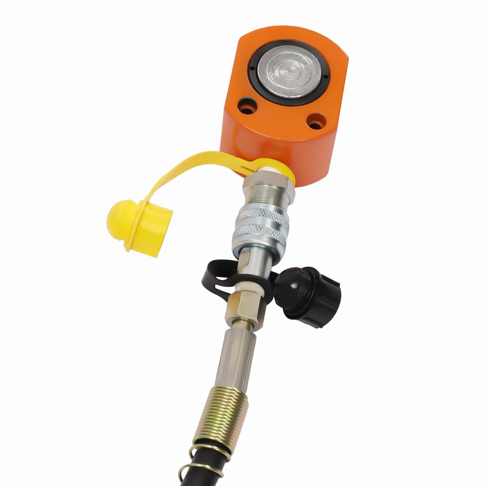 Cilindro idraulico 20T, pompa idraulica manuale con CP-180, corsa 15,5 mm, altezza 110 mm, pompa idraulica manuale per riparazioni auto e costruzione di macchinari (10T)