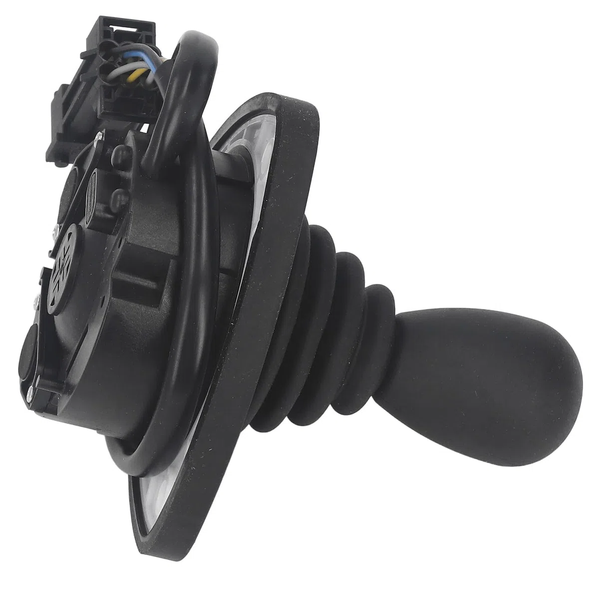 Joystick Idraulico in Materiale di Acciaio Legato, Joystick di Controllo Cavo con Valvola Remota a 360 Gradi per Carrello Elevatore, Trattore, Caricatore di Trattori