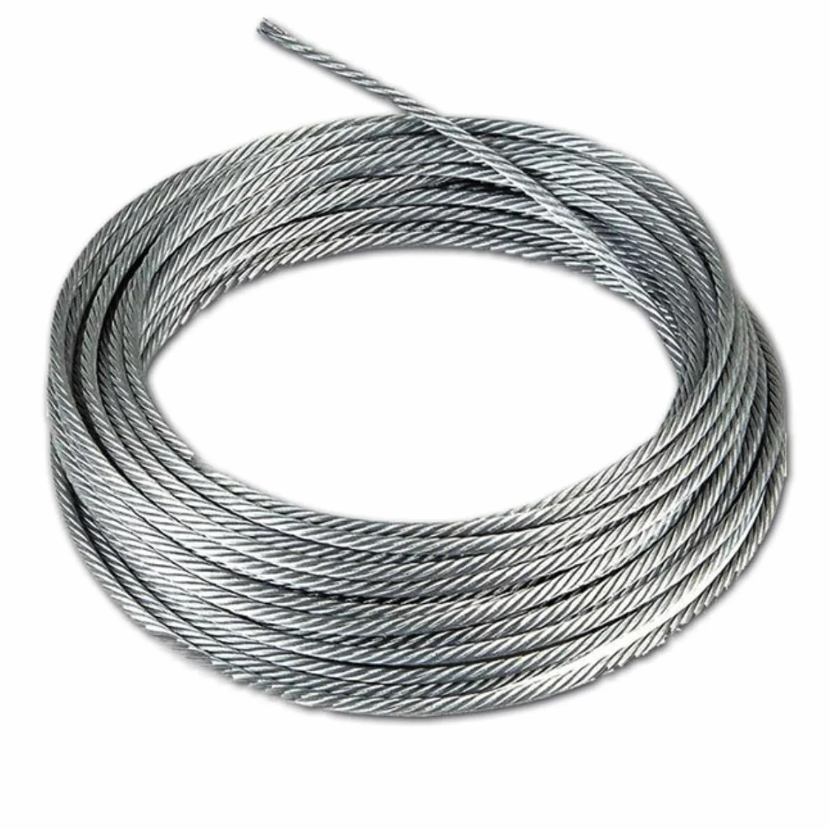 10M 8mm Filo di acciaio, 7X19 Filo teso in acciaio, cavo in PVC rivestito per sospensione luci a filo, corda per bucato