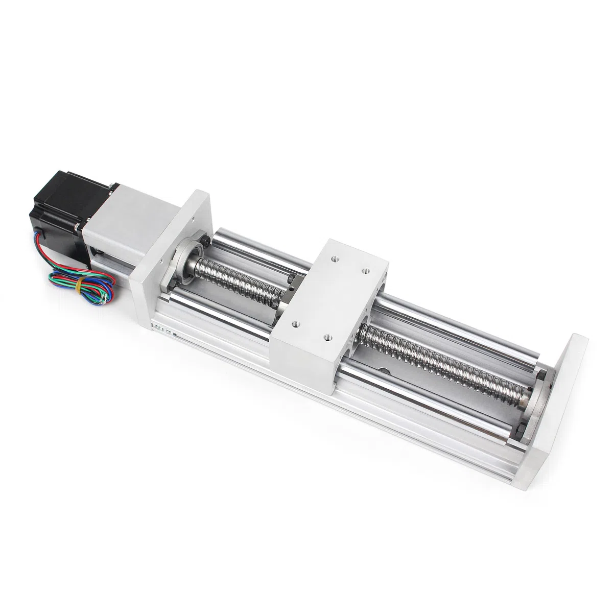 RATTMMOTOR Guida lineare CNC, larghezza 100, corsa effettiva 300 mm, asse X Y Z, doppio asse ottico, SFU1605 a vite a ricircolo di sfere con guida lineare SBR16 con motore passo-passo Nema23