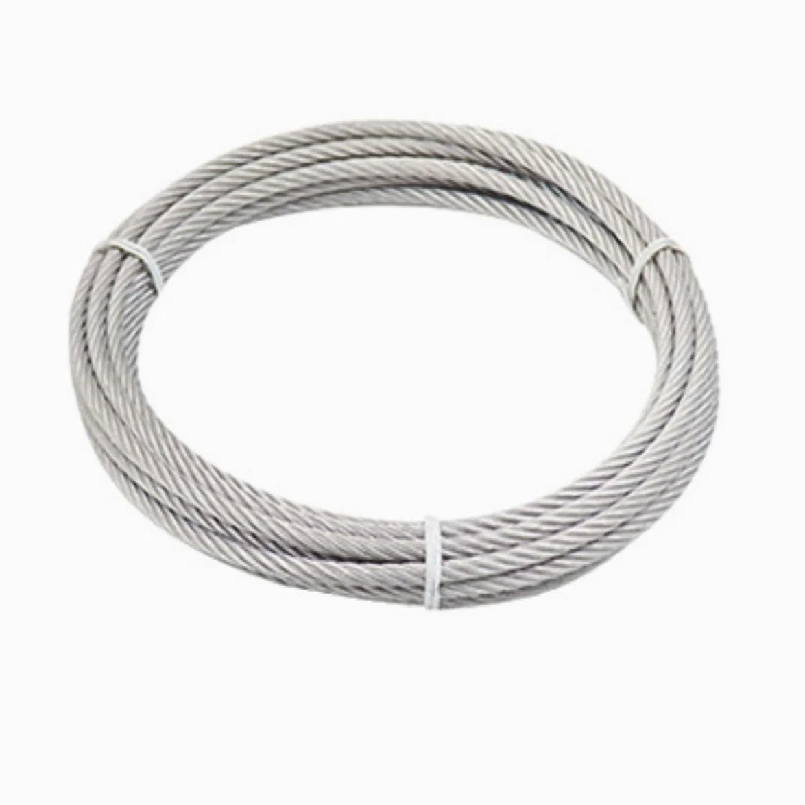 10M 8mm Filo di acciaio, 7X19 Filo teso in acciaio, cavo in PVC rivestito per sospensione luci a filo, corda per bucato