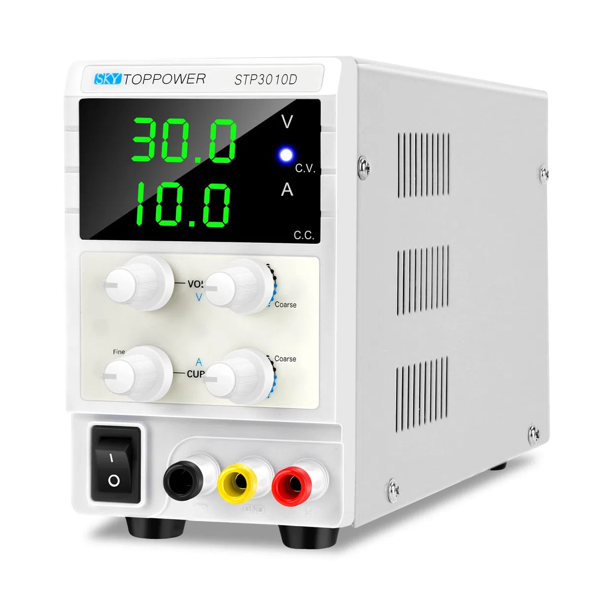 Alimentatore da Laboratorio Variabile 0-30V 0-10A Alimentatore da banco utilizzato per insegnamento in laboratorio, bricolage e riparazione elettronica