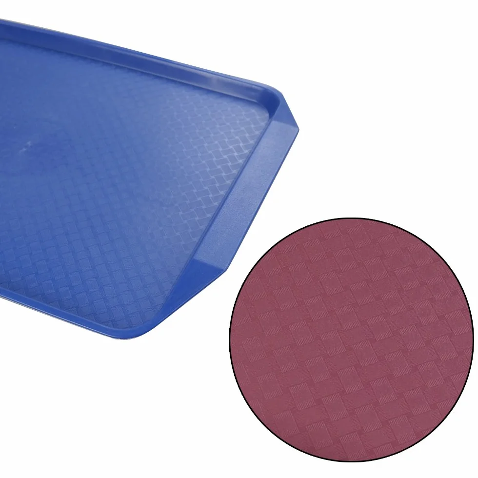 Vassoio da Portata in Plastica Colorata Set di 6