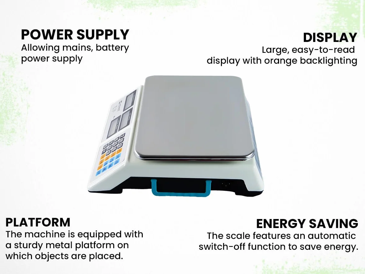 Bilancia Elettronica Digitale 40 kg Precisione +/- 2 g HDWR wagPRO-S40